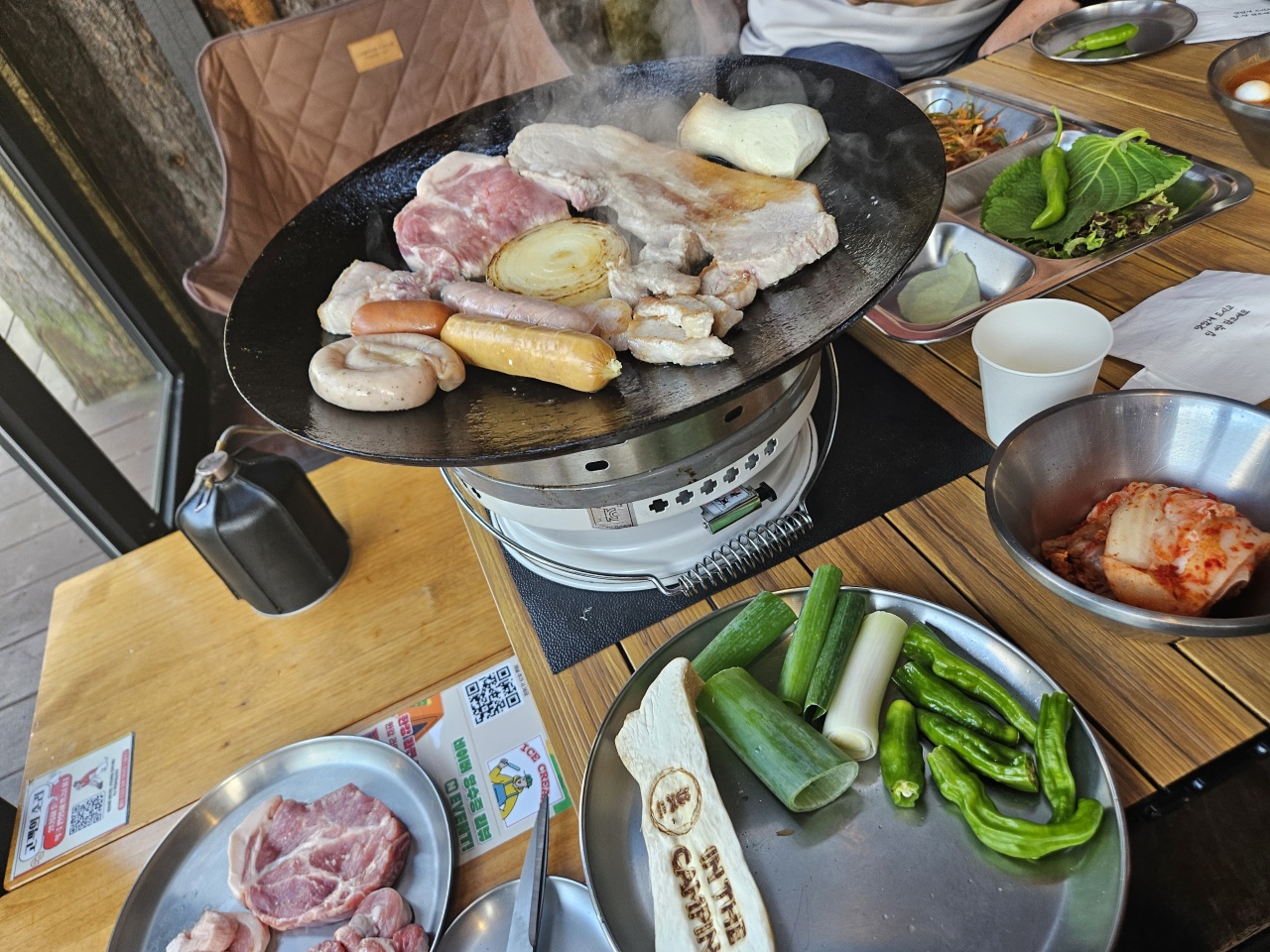 인더캠핑 매장 방문 후 남겨주신 고객 리뷰 사진입니다.