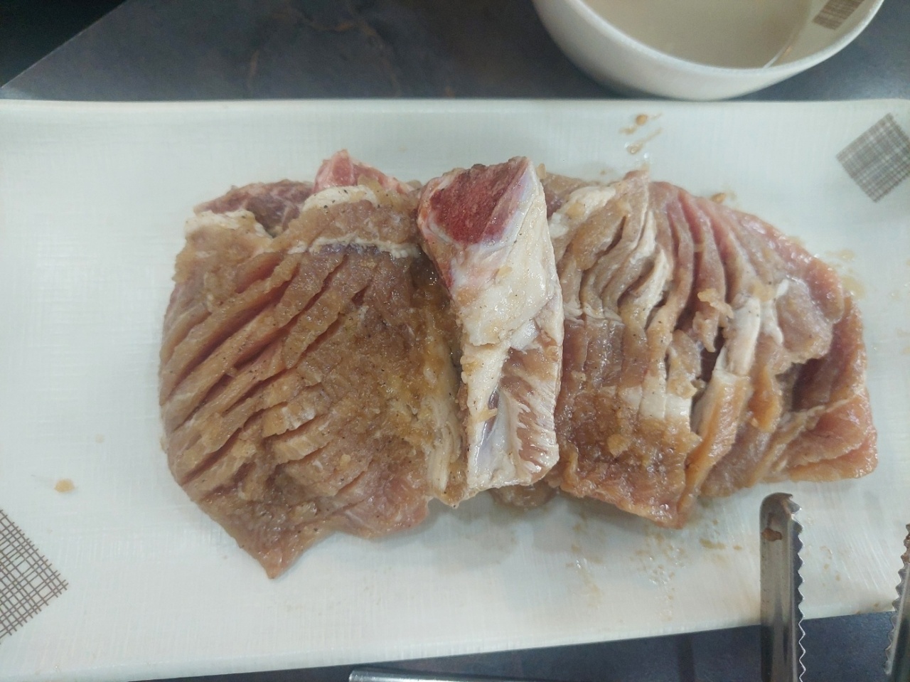 우정참숯소갈비살 매장 방문 후 남겨주신 고객 리뷰 사진입니다.